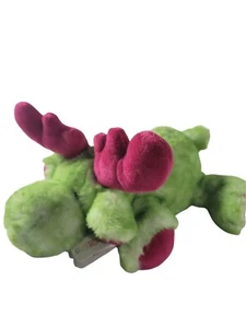 Peluche DOLLIBU Lying verde oscuro 10 pulgadas súper suave nuevo con etiquetas - Imagen 1 de 7