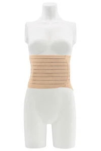 Cintura Vita Chiusura Regolabile Supporto Schiena Sport Lavoro Calza L/XL Beige Nero - Foto 1 di 4