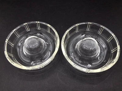 Moldes de gelatina 2 Glasbake Little Princess individuales 4 1/2" vidrio Bundt hornear Foto 1 de 3