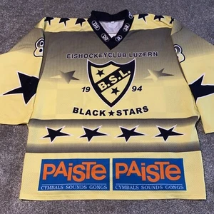 Vintage Luzern Switzerland Ice Hockey Jersey Size XXL Very Rare - Picture 1 of 13