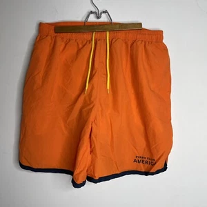 Perry Ellis America Active Herren Gr. XL Badeshorts Mesh Liner Orange - Bild 1 von 9