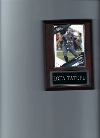 LOFA TATUPU PLAQUE SEATTLE SEAHAWKS FOOTBALL NFL   C Cover