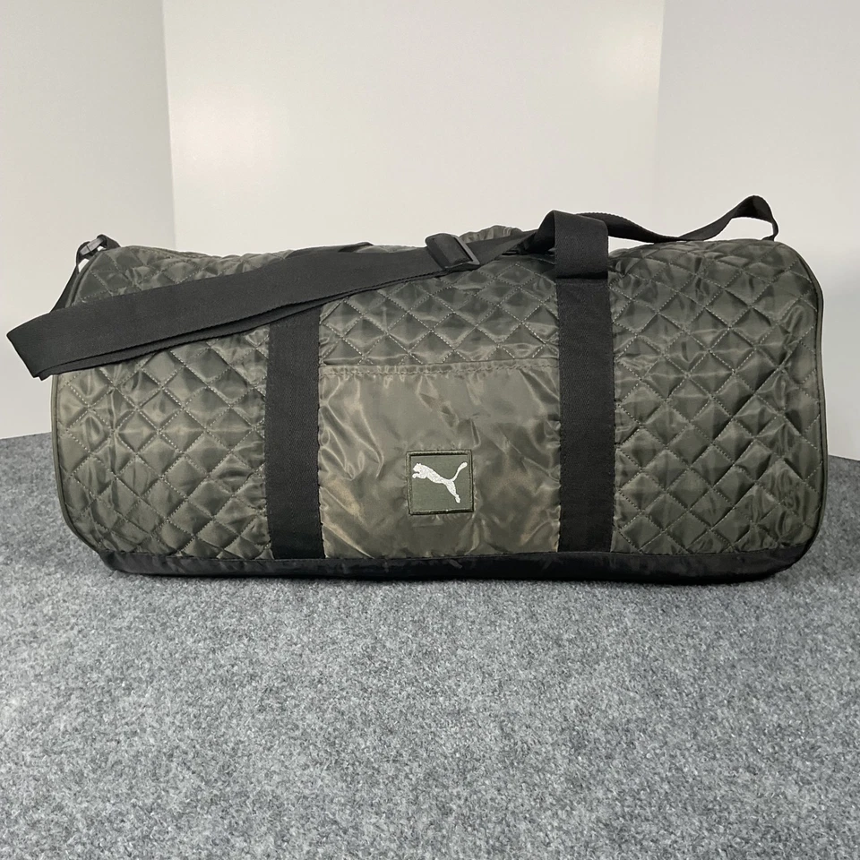 Bolso de Lona Puma Unisex Grande Acolchado Verde Oliva Viaje Gimnasio Fin de Semana Hombro Foto 1 de 4