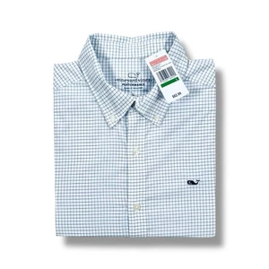 Vineyard Vines Performance Long Sleeve Whale Shirt Button Down Mens Large • NWT - Picture 1 of 4