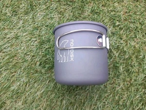 NORDISK MANGO PLEGABLE DURADERO 84g TAZA ALUMINIO 400ml VIAJE CAMPING NUEVO - Imagen 1 de 6