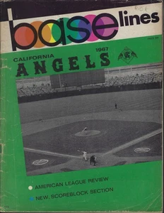 1967 Detroit Tigers @ California Angels Program/Scorecard Unscored - Picture 1 of 3