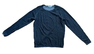Standard Issue Long Sleeve Knit Crew Neck Pullover Sweater Mens Size S Gray - Picture 1 of 5