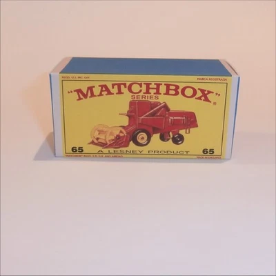 Matchbox Lesney 65c Claas Combine Harvester E Style Repro Box - Image 1 of 4