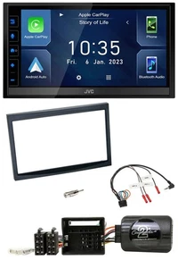 JVC DAB Bluetooth Lenkrad USB 2DIN Autoradio für Citroen C2 C3 Berlingo Jumpy Fi - Bild 1 von 11