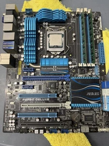 ASUS P8P67 DELUXE Rev 1.03 Intel P67 LGA 1155 SATA 6Gb/s USB 3.0 ATX Motherboard - Picture 1 of 8