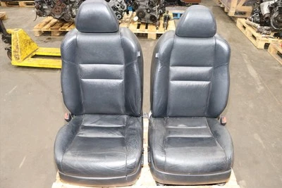 2004 2008 ACURA TSX Front LEATHER Seats Pair Left & Right w/ SRS - Image 1 of 4