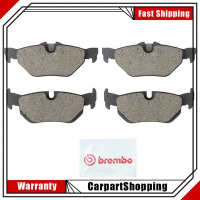 Fits 2008 2009 2010 2011 2012 2013 BMW 128i Brembo Brake Pads Rear - Image 1 of 3