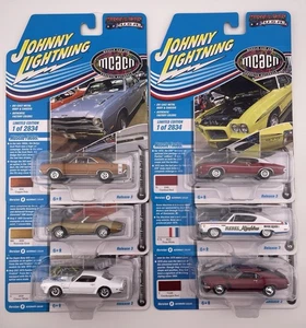 Johnny Lightning 2020 Muscle Cars USA MCACN Release 3 Full Set 6 Car NEW!🔥 - Picture 1 of 7