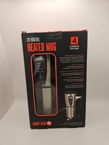 Smart Gear Tazza da Viaggio 12 Volt Digitale Riscaldata Acciaio Inox NUOVA in SCATOLA - Foto 1 di 7