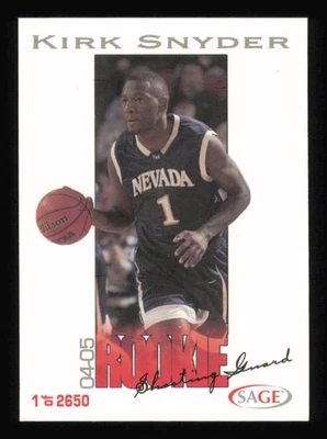 2004 SAGE #5 Antonio Burks  Basketball MEMPHIS NM-MT - Image 1 of 3