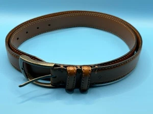 JOSEPH ABBOUD Brown Genuine Leather Belt Handcrafted In Italy Men’s Sz 42/105 - Picture 1 of 8