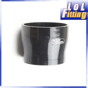 4Ply 3.75" To 3'' Straight Silicone Coupler Reducer Hose Intercooler Pipe Black - Picture 1 of 8