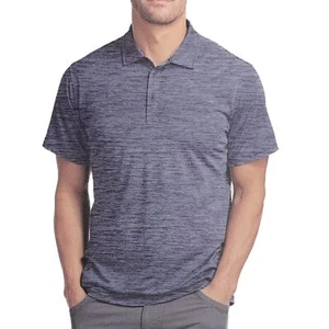 Caribbean Joe Island Supply Co. Herren UPF Comfort Stretch SS Poloshirt (L, Navy) - Bild 1 von 2
