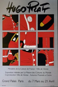 PRATT KURZES MALTESISCHES POSTER POSTER GRAND PALAIS UNSIGNIERT - Bild 1 von 1