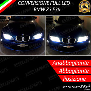 CONVERSIONE FARI FULL LED BMW Z3 E36 6000K LED CANBUS ALTA LUMINOSITA'