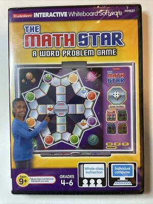 Lakeshore Interactive The Math Star - Grades 4-6 Teaching CD-ROM - Image 1 of 2
