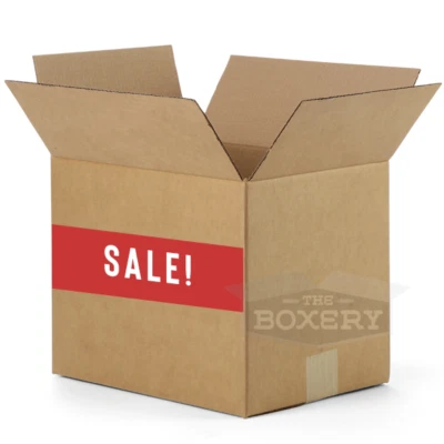 Corrugated Shipping Boxes Small 4-14'' Sizes - The Boxery - Image 1 of 2