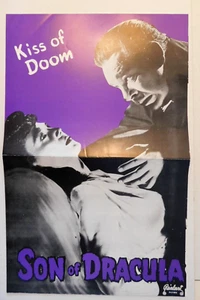 Son of Dracula "Kiss of Doom" reedición libro de prensa - Imagen 1 de 3