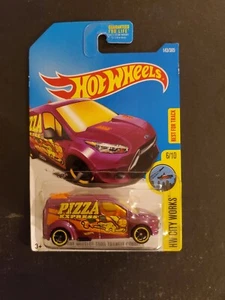 2017 Hot Wheels HW City Works #6/10, Ford Transit Connect, Purple, Col. #143/365 - Picture 1 of 6