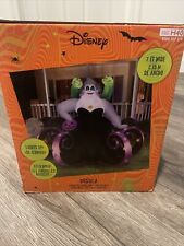 Gemmy Disney 7 ft wide Ursula with Moving Eels Inflatable LED Animated New