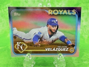 Nelson Velazquez - Rainbow Foil - 2024 Topps Update #US67 Kansas City Royals - Picture 1 of 11