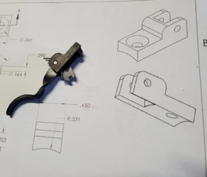 Benjamin 710, 720, 310, 312, 317 trigger assy - Picture 1 of 3