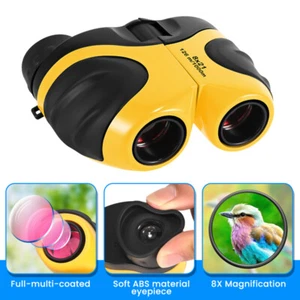 Adjustable Focus Kids Binoculars Telescope Toy Game Props Birthday Xmas Gift - Picture 1 of 23