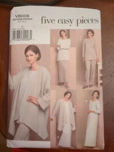 Vogue V8006 UNCUT Sewing Pattern, Misses' Jacket, Tunic, Dress, Skirt, Sz 14-18 - Picture 1 of 3