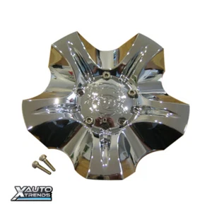 Voo Doo Series 412 Chrome Wheel Rim Center Cap 3250 MADE IN KOREA - Picture 1 of 2