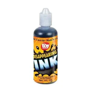 Magic Disappearing Ink 1oz Bottle - Novelty Party Gag Prank Joke Fun - Picture 1 of 9