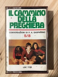 Musicassetta MC originale Il Cammino della Preghiera Conversazioni Gasparino 5/8 - Picture 1 of 1