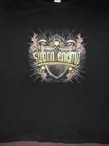 SWORN ENEMY Total World Domination T Shirt, Size Men's L, BRAND NEW! - Picture 1 of 1