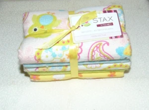 Stax Cotton Flannel Bundle 5 PIeces 18 Inches by 21 Inches - Picture 1 of 4