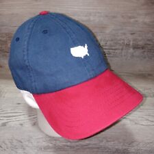 Wembley American flag hat mens o/s strapback adjustable blue red freedom cap
