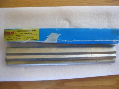 (Pack of 3) Freud C441 High Speed Steel Planer and Jointer Knives 8"x5/8"x1/8" - Image 1 of 3