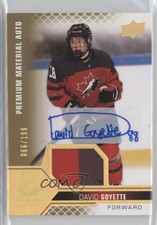 2022 Upper Deck Team Canada Juniors Men's U-18 /199 David Goyette #25 Patch Auto