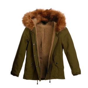NK2749 OSLEY KINDER MÄDCHEN MANTEL PARKA WINTER WARME JACKE TEDDY FELL KAPUZE