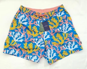 Hackett Swim Shorts Coral Print Size M - Picture 1 of 4