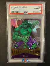 1995 Marvel Metal Hulk #31 GEM MINT 10