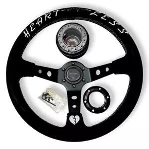 6-Bolt Racing Steering Wheel + Hub Adapter Boss Kit for Civic, Del Sol, Integra - Picture 1 of 10