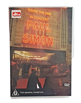 DVD en vivo Paul Simon Youre The One In Concert usado en excelente estado Foto 1 de 4