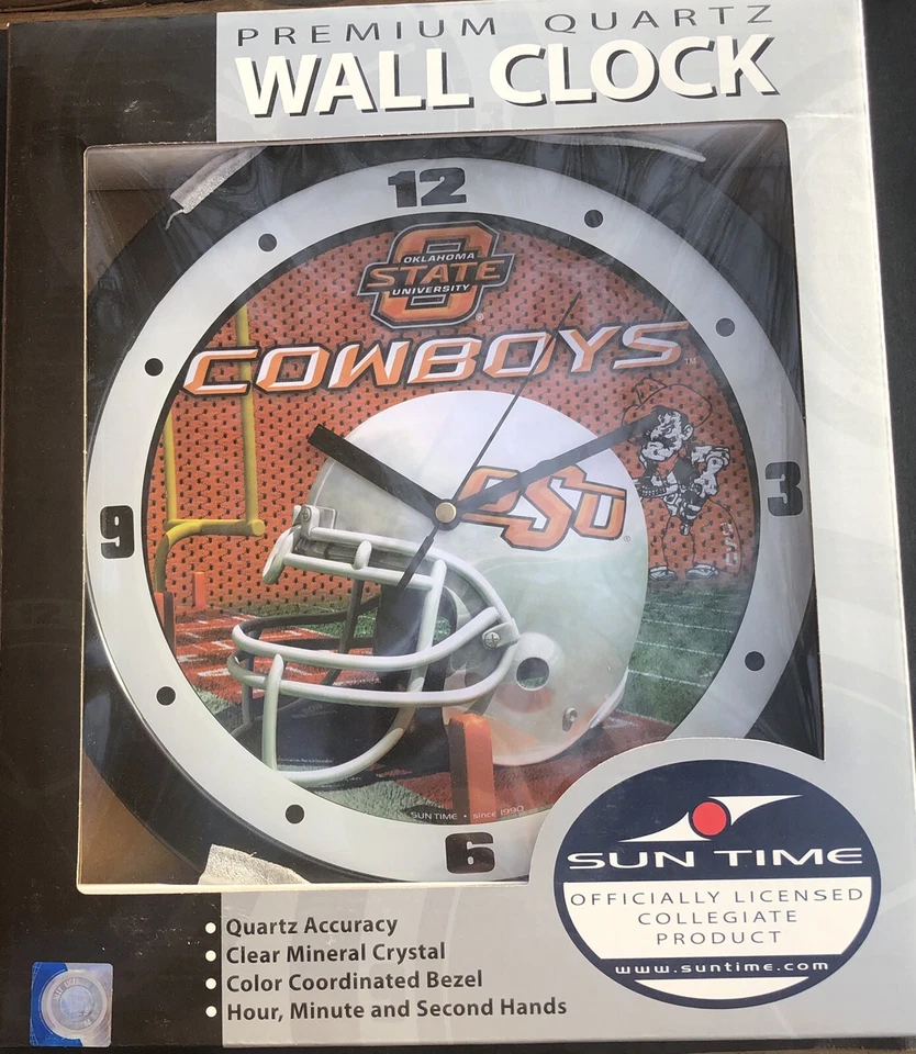 Reloj de pared premium Oklahoma State Cowboys Foto 1 de 1