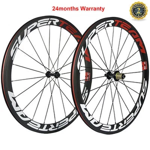 Ruedas de carbono 50mm R13 Hub Road Bike 700C 23mm Ancho Cabalgata de carbono 3K Basalto - Imagen 1 de 9