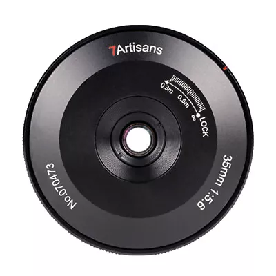 7artisans 35mm F5.6 Full Frame Wide Angle Pancake Lens for Nikon Z Z9 Z50 Camera - Image 1 of 4