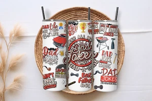 Skinny Becher Dad Witze 20oz Edelstahl - Bild 1 von 1
